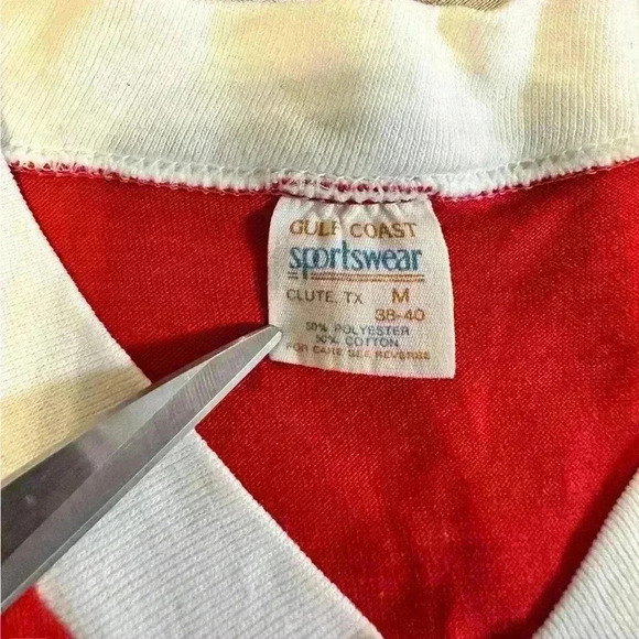 VTG Proud To Be A Christian Glitter Vinyl USA Ringer T Shirt Sz S - Picture 5 of 8